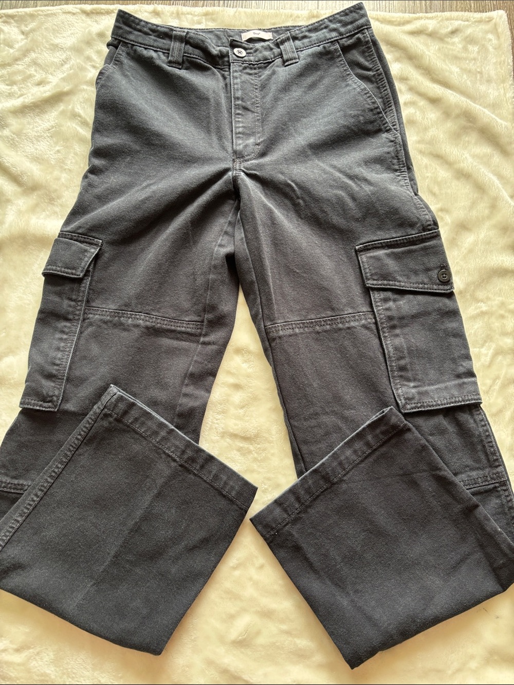TNA Women's Dark Gray Cargo Pants